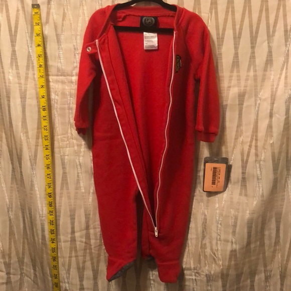 B2G1 NWT NHL Blackhawks baby sleeper red - Picture 3 of 7